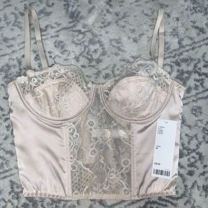 urban outfitters corset top blush NWT